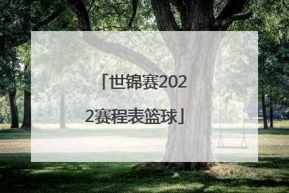 「世锦赛2022赛程表篮球」篮球世锦赛2022赛程表图片